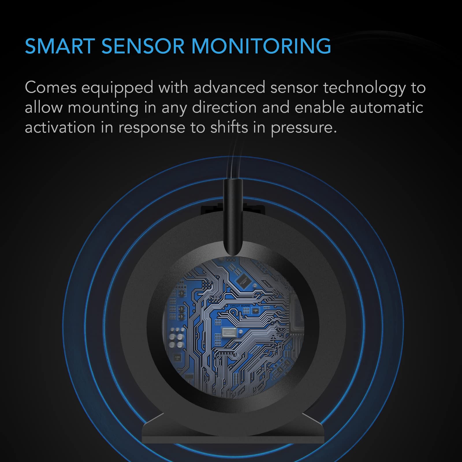 AC Infinity five-speed PWM provides tailored ventilation levels