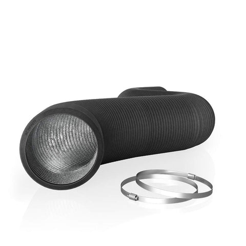 AC Infinity flexible 10-inch ducting full length for versatile HVAC ventilation.