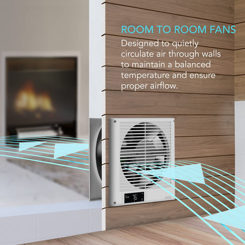 AC Infinity digital control panel enables temperature-triggered airflow.