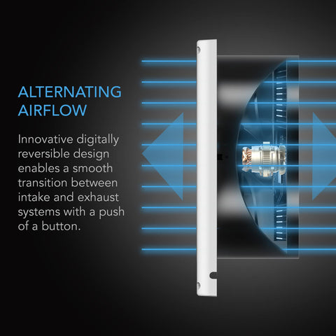 AC Infinity heavy-duty frame supports durable, dust-resistant operation.