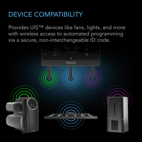 AC Infinity UIS 2.4 GHz connection illustrating stable device linking.