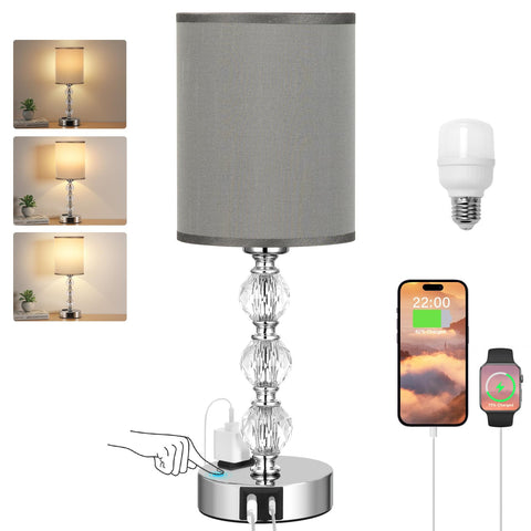 Acaxin grey touch bedside lamp makes a thoughtful gift for special occasions.