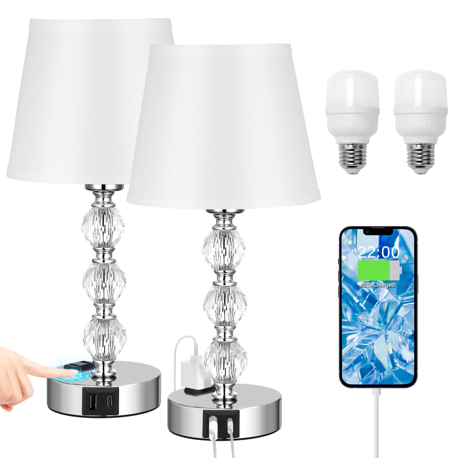 Acaxin UL-certified bedside light for safe, reliable lighting.