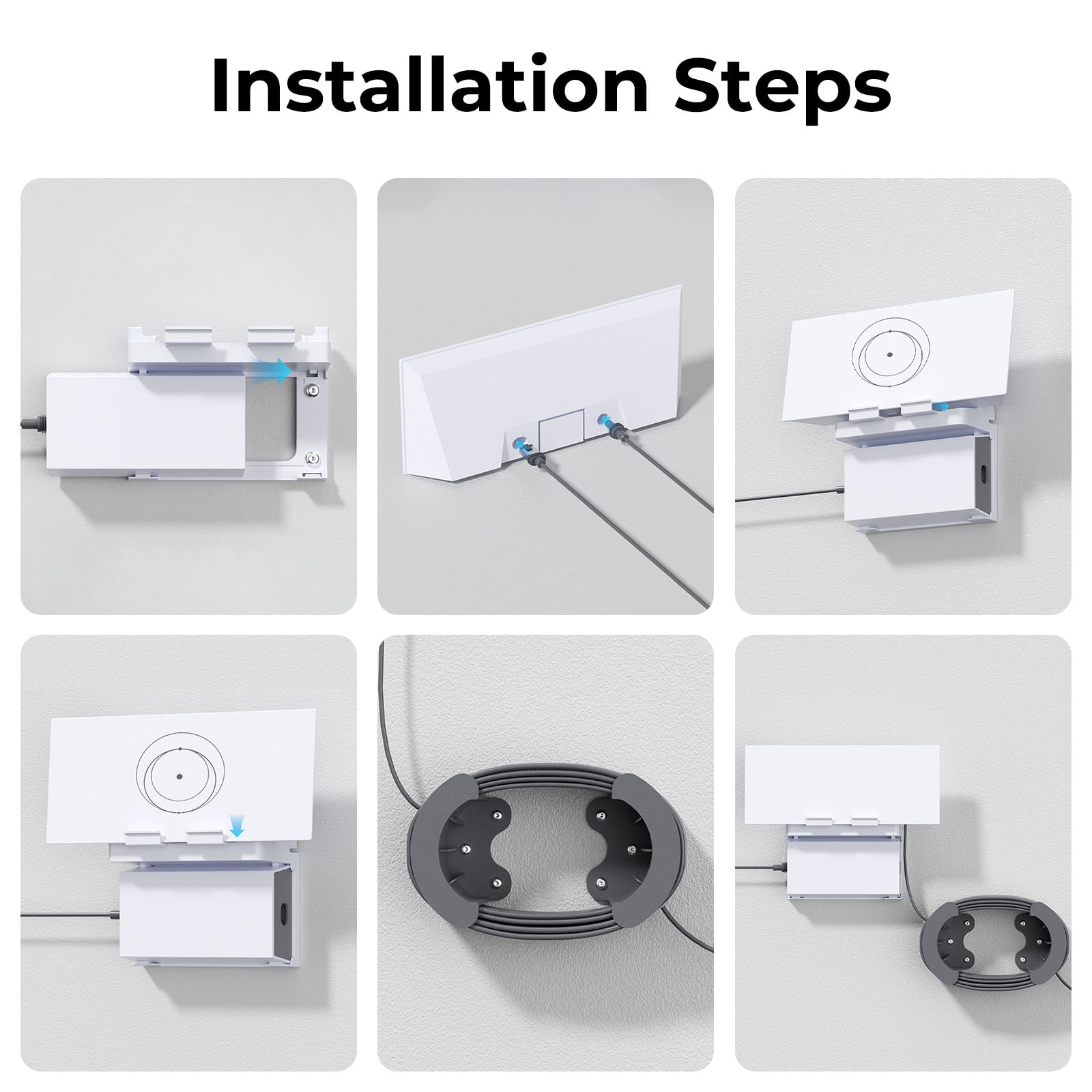 Accecraft Starlink Router Mount fits home, office, RV, and boat environments.