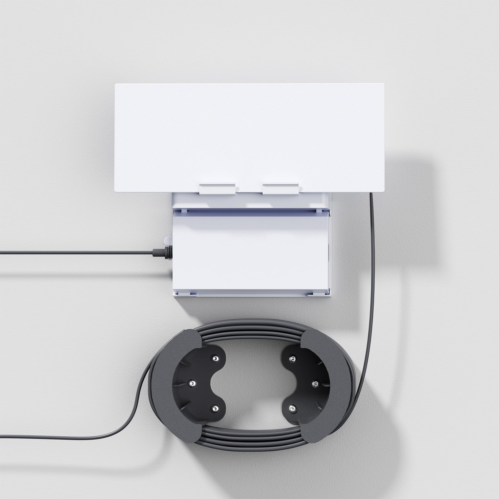 Accecraft Starlink Router Mount with slide-in mechanism enables quick, secure setup.