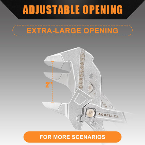 ACCELLEA non-slip ergonomic grip keeps control during use.