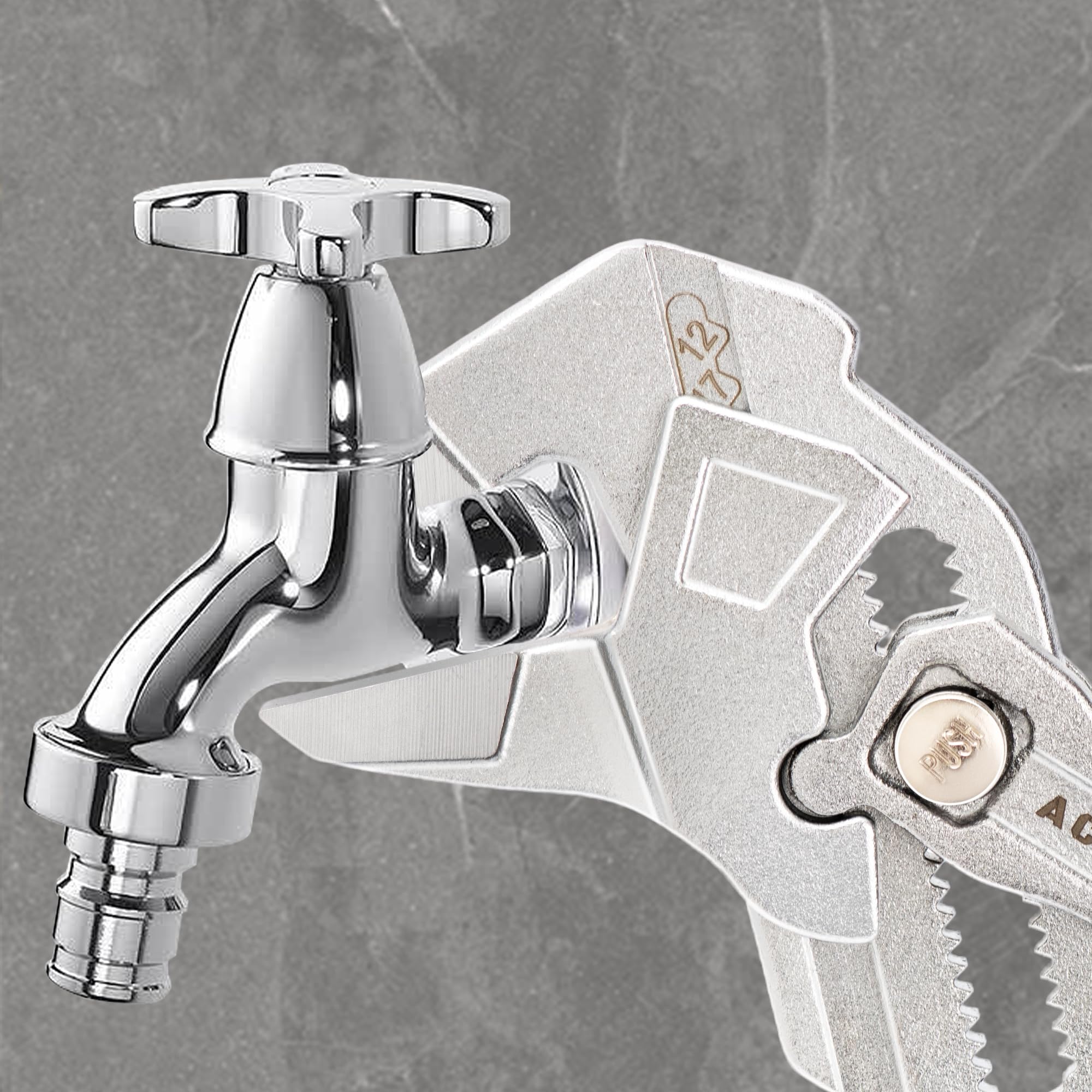 ACCELLEA versatile repair tool for gripping, twisting, and tightening tasks.