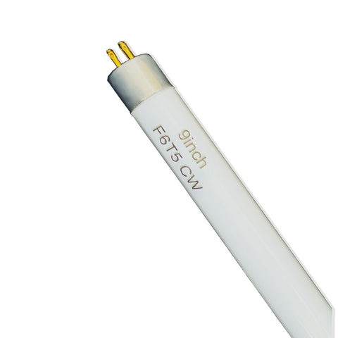 Accway 9-inch F6T5 bulb with cool white light for crisp color