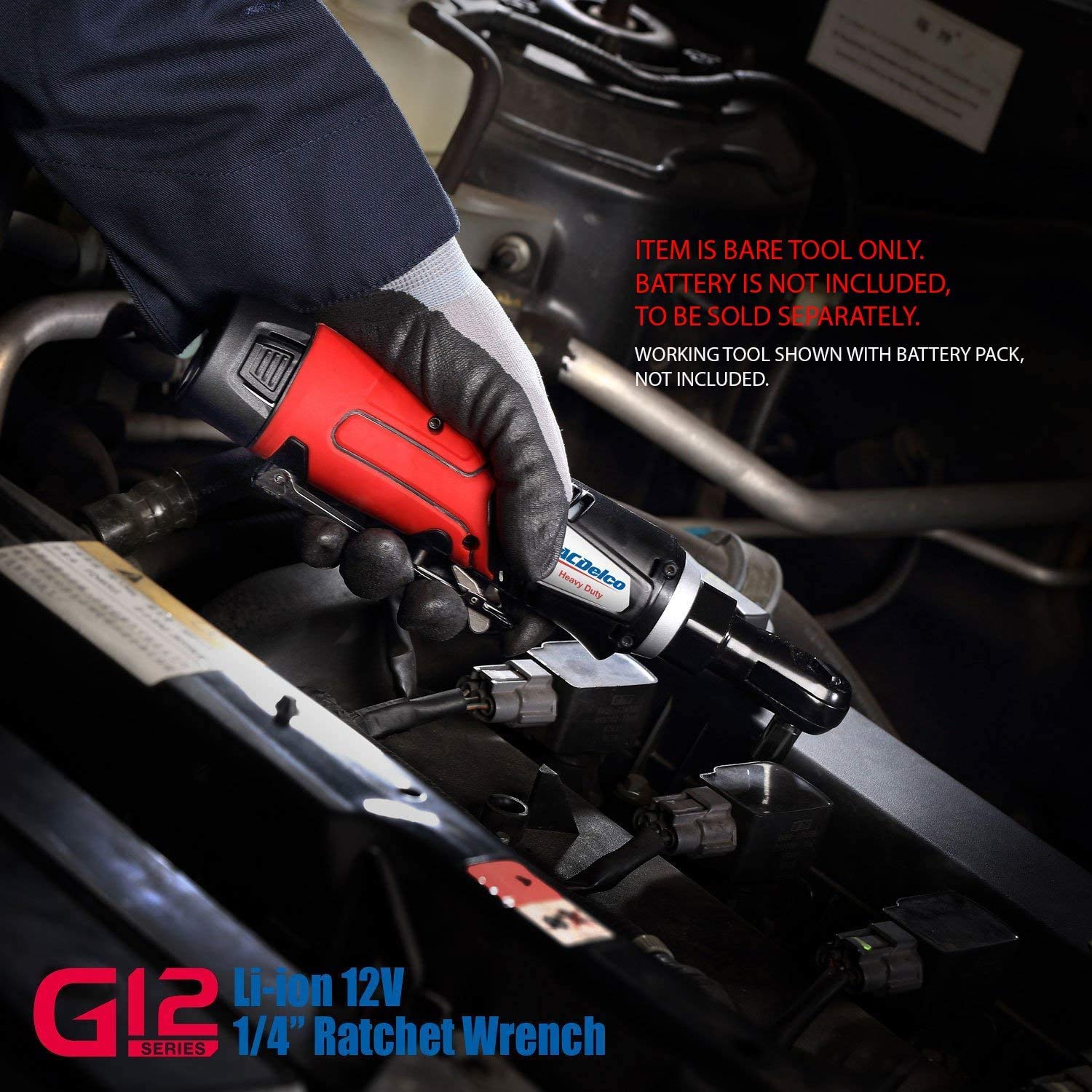 ACDelco compact wrench design with soft grip for comfort