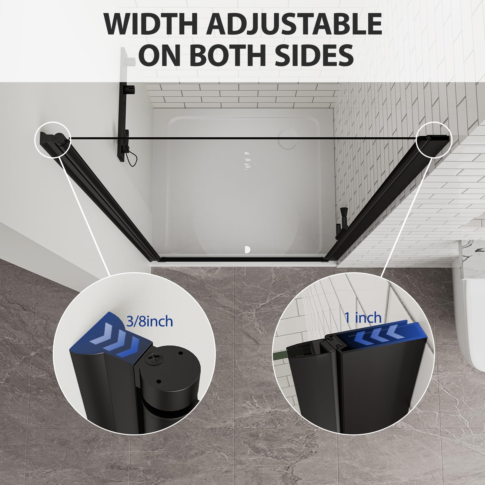 ACE DECOR magnetic seal demonstrates tighter water resistance and quiet close
