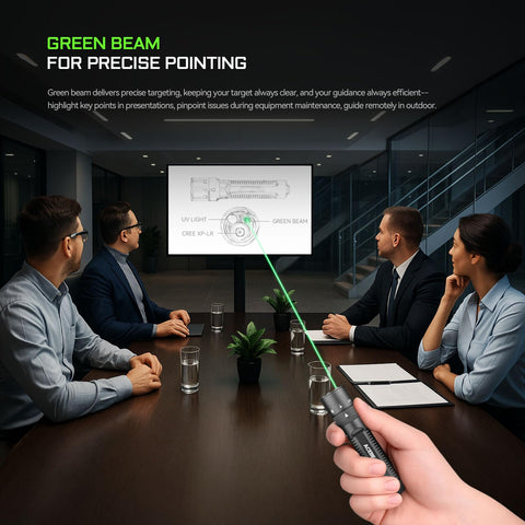 ACEBEAM K1 rechargeable battery included for versatile power