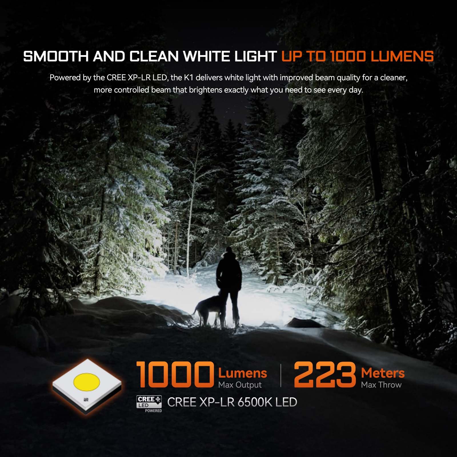 Acebeam K1 UV light reveals hidden details and stains for inspection