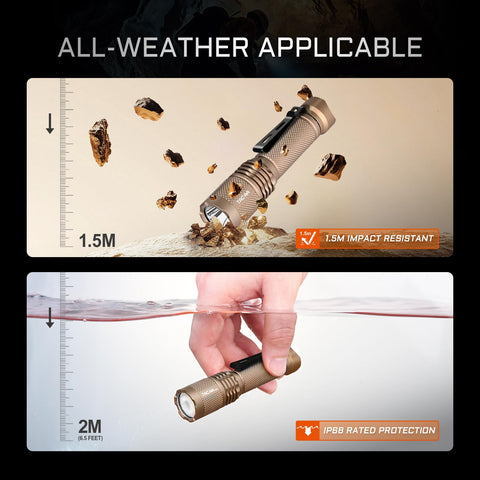 ACEBEAM TAC AA 2.0 pocket-size design for easy everyday carry