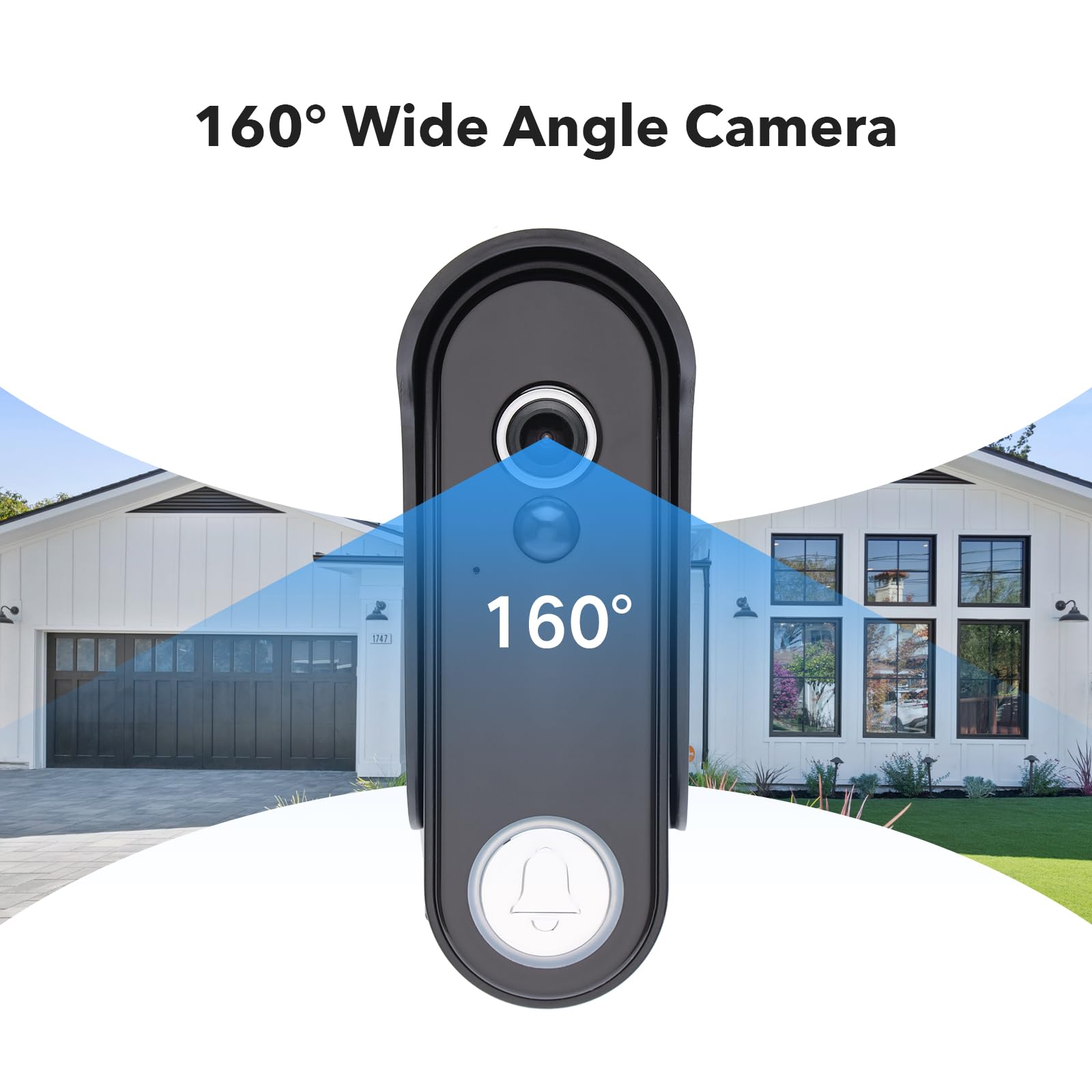 ACEBELL IP55 battery-powered setup supports outdoor use in all weather