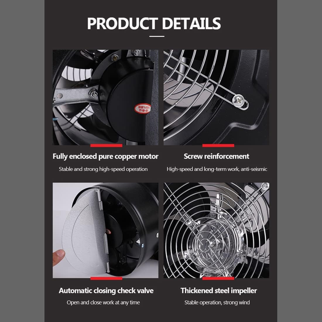 ACEDUROBLA included power cord and screws simplify DIY installation.