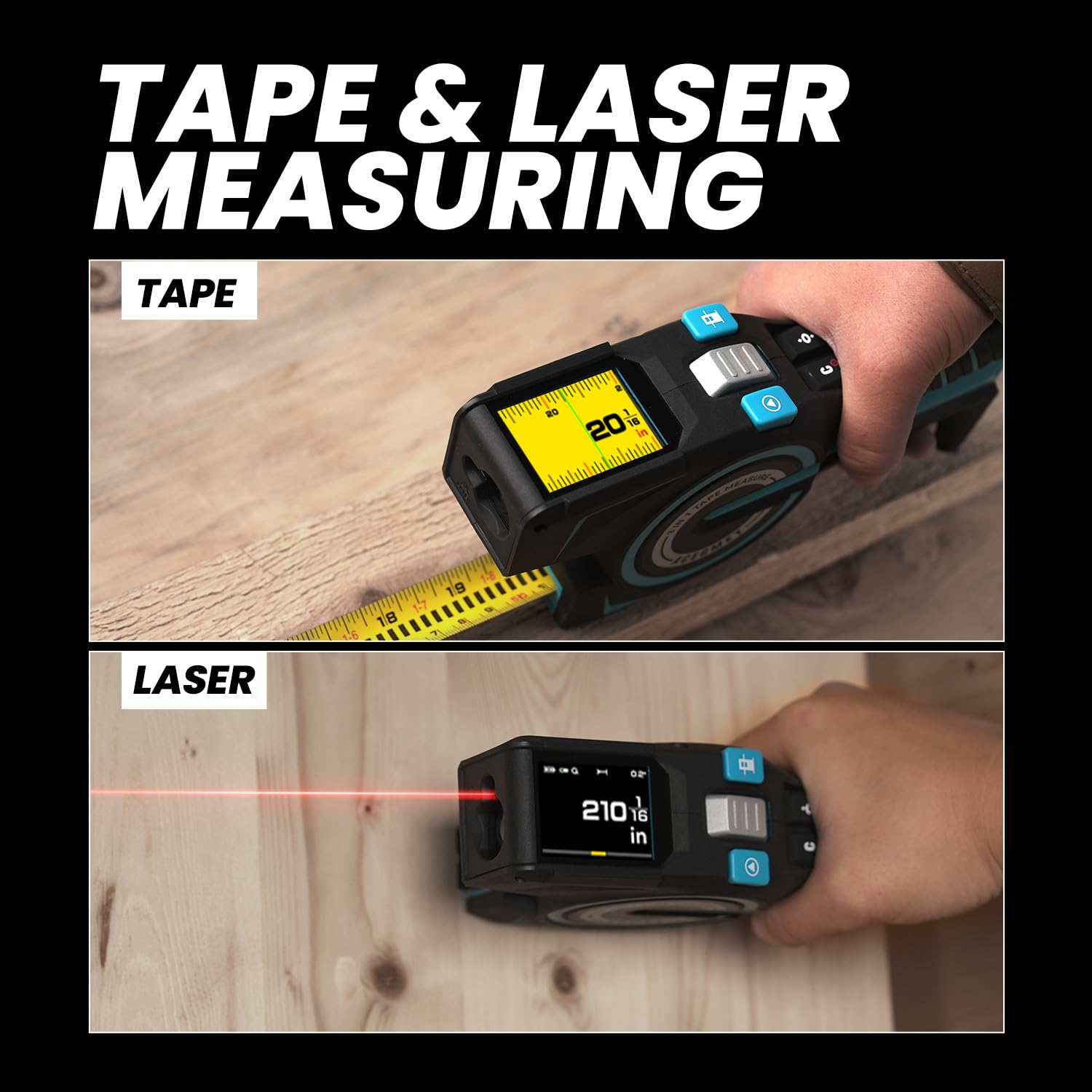 ACEGMET DTX10 green aligning laser provides visual guidance for alignment.