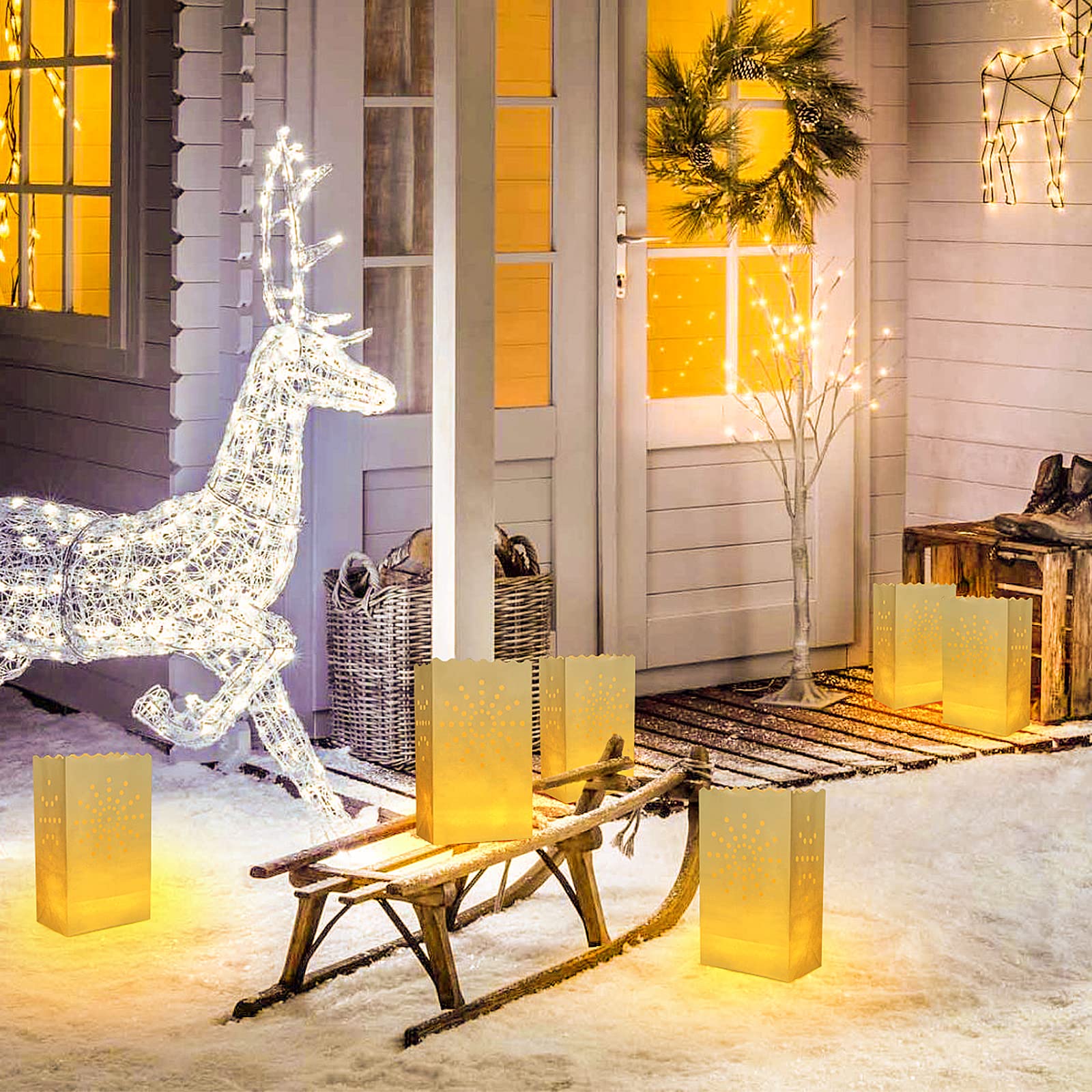 AceList Christmas and holiday decor brightens spaces without smoke.