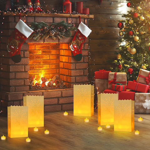 AceList outdoor decor luminaries withstand breeze for cozy garden evenings.