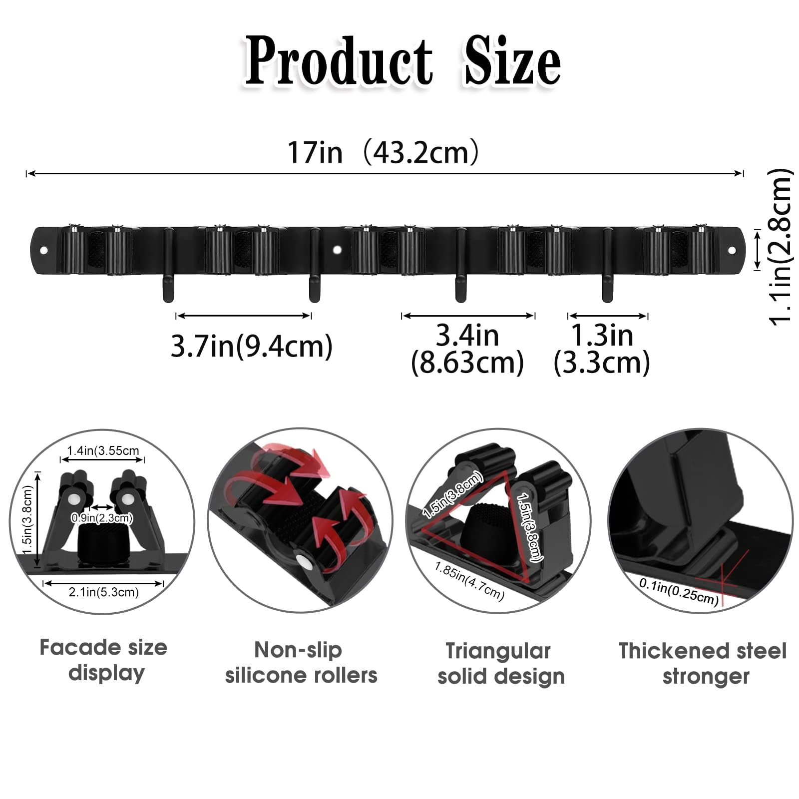 AceMining anti-slip silicone grip protects surfaces while securing tools
