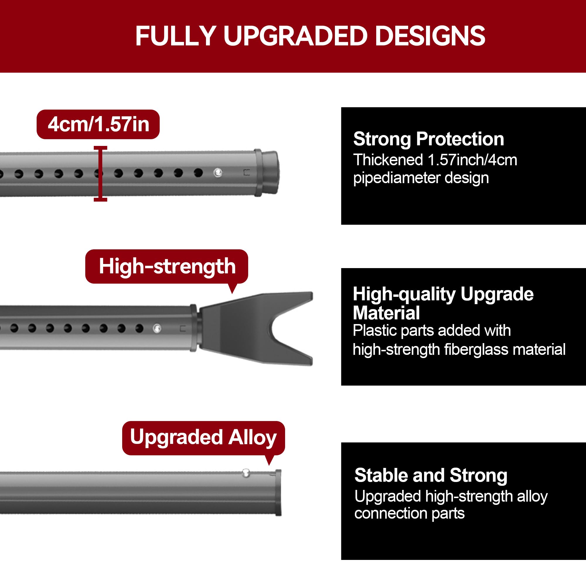 AceMining door security bar heavy-duty-construction emphasizes durable protection against force.