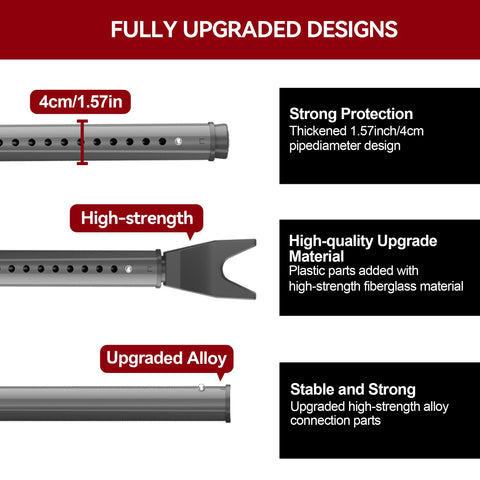 AceMining door security bar heavy-duty-construction emphasizes durable protection against force.