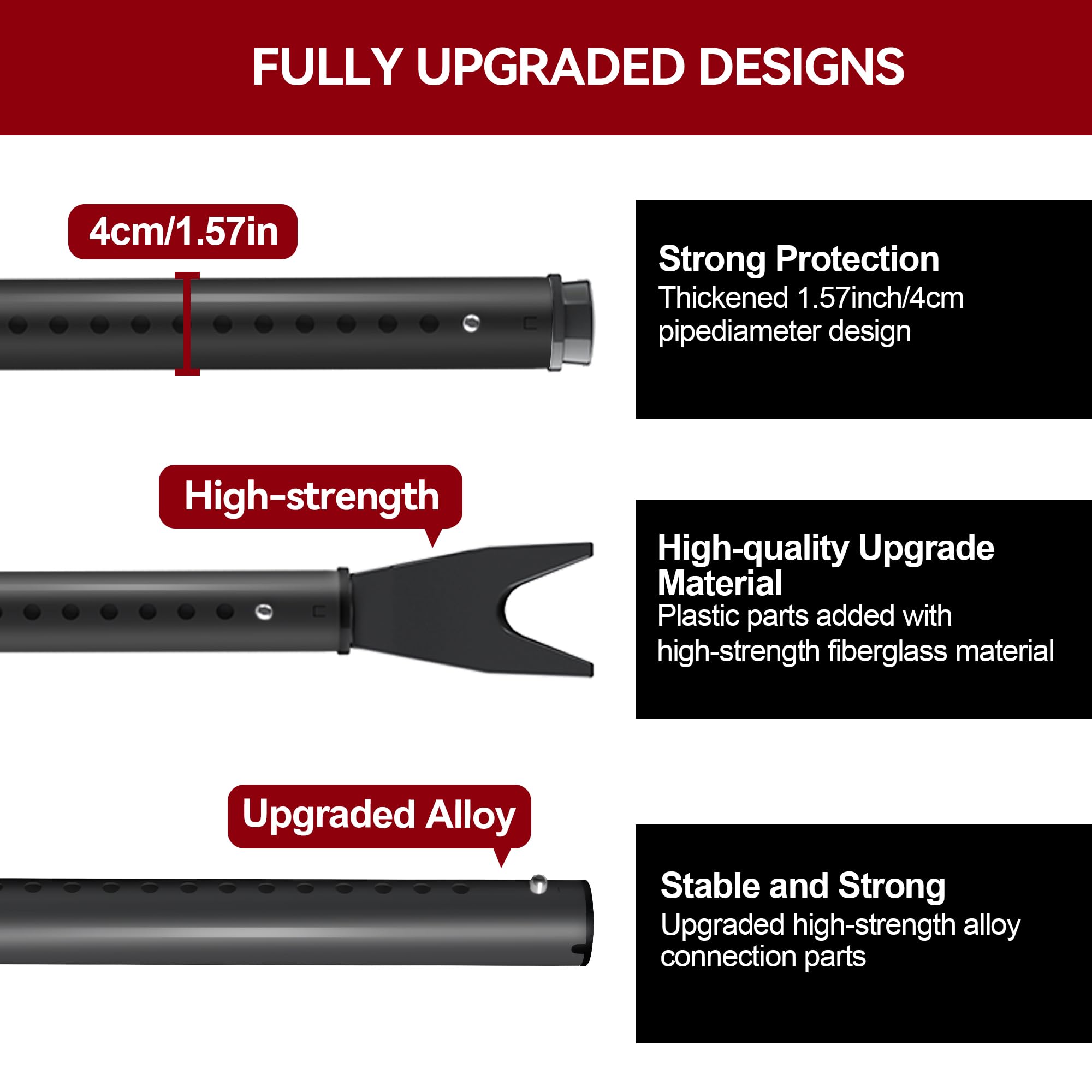 AceMining heavy-duty bar construction with alloy connections for longevity.