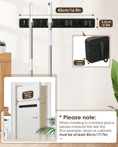 AceMining nails included enable quick, tool-free wall mounting