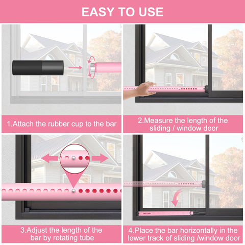 AceMining door bar helps protect children and pets at home.