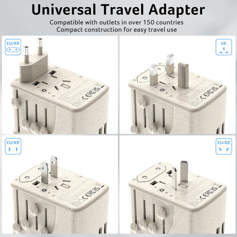 Worldwide compatibility of Acer adapter across many country plug types