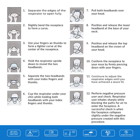 ACI N95 respirator made in USA with quality manufacturing