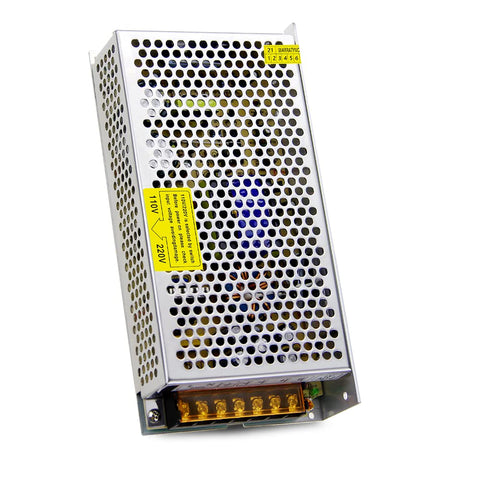 Aclorol 5V 20A power supply front view for reliable LED projects