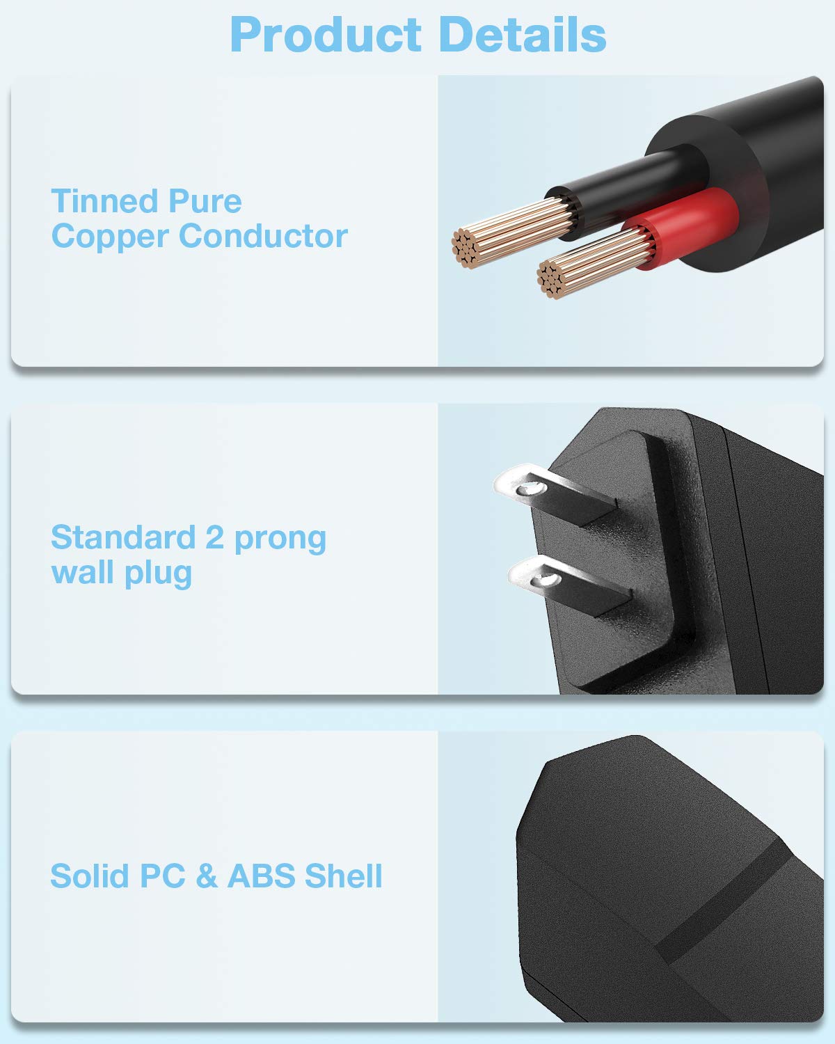 Included free DC connector gives solder-free wiring for Aclorol PSU.