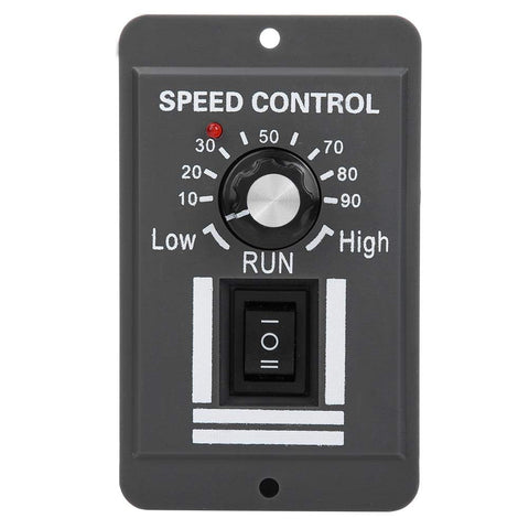 Acogedor DC speed controller front panel for simple forward or reverse control.