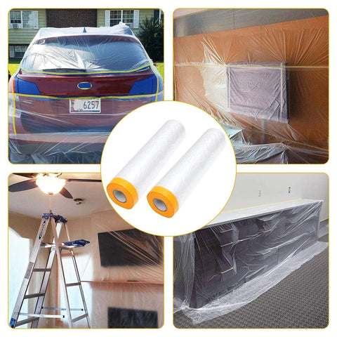 Cut to length plastic sheeting lets you tailor coverage for any project.