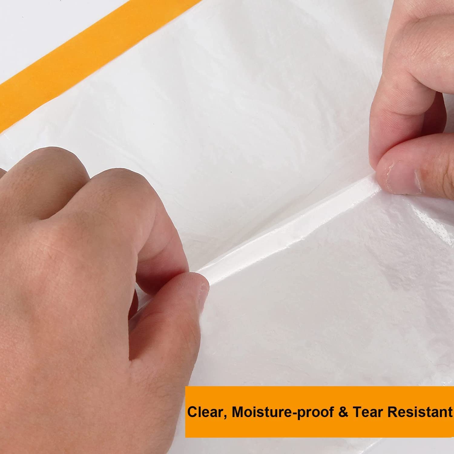 Roll design of AConnet masking film allows easy unfolding and length customization.