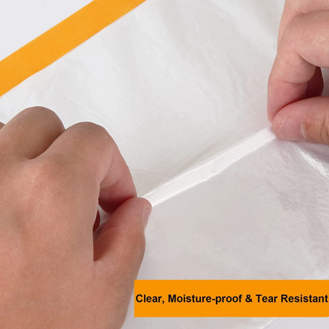 Roll design of AConnet masking film allows easy unfolding and length customization.