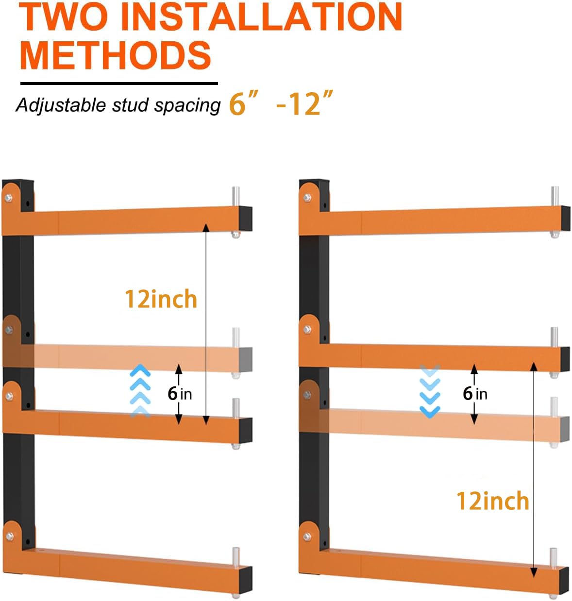 Acools durable triangular design provides stable support for heavy items