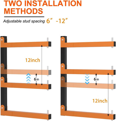 Acools durable triangular design provides stable support for heavy items