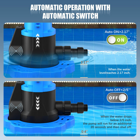Acopair adapters for 1 in NPT connections for versatile setup.