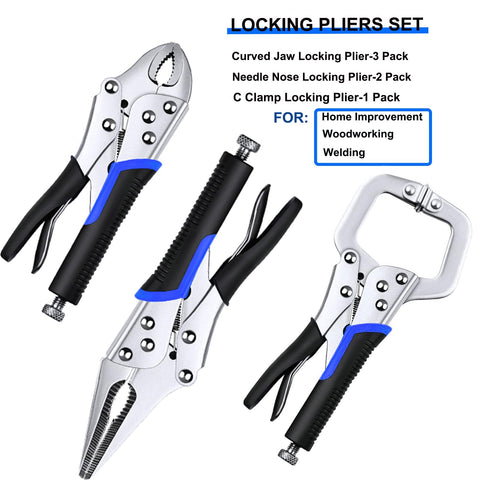 ACOSEA Needle nose 9-1/2-inch grip extends reach for bending and grabbing.