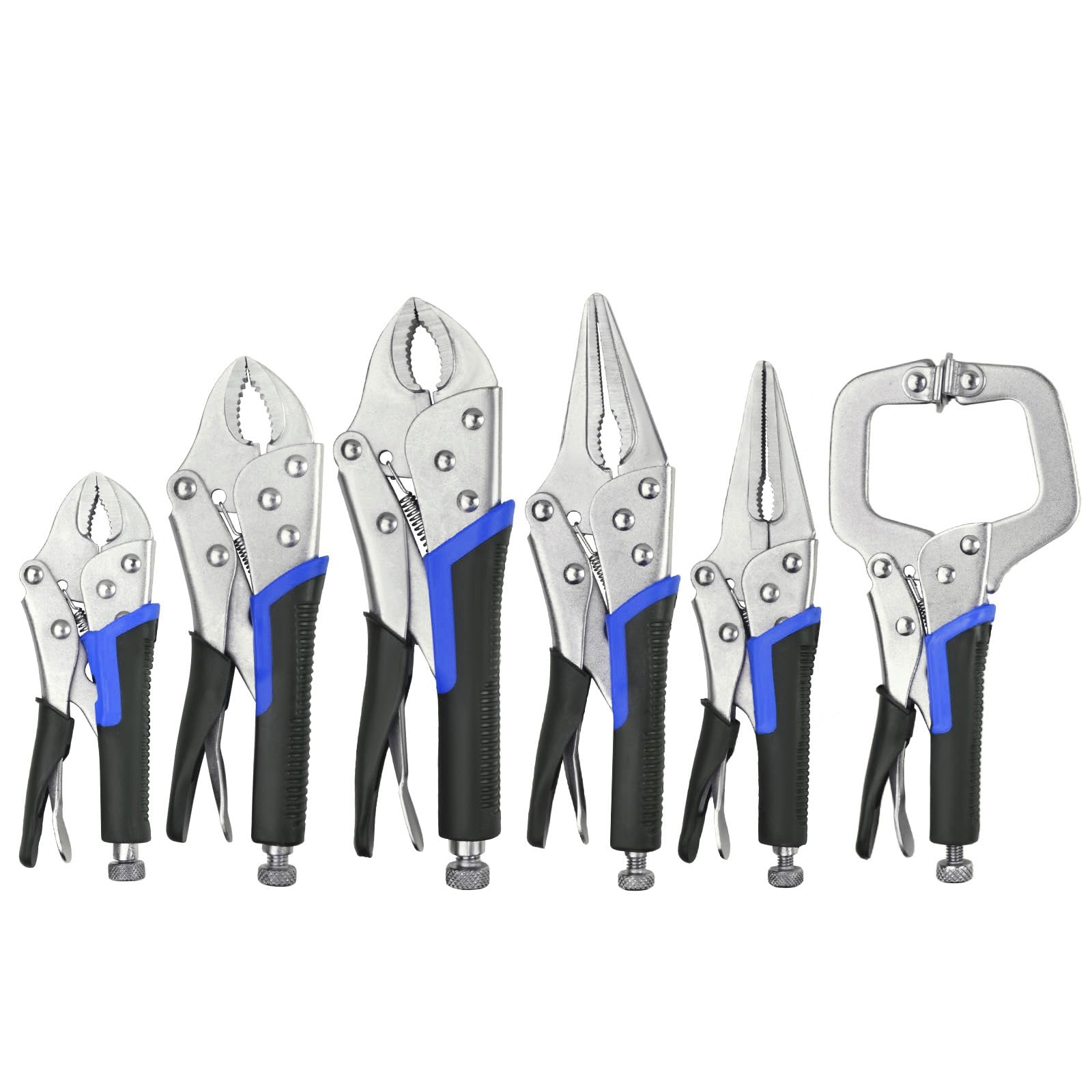 ACOSEA Vice Grips 5-inch curved jaw for precise clamping in woodworking.