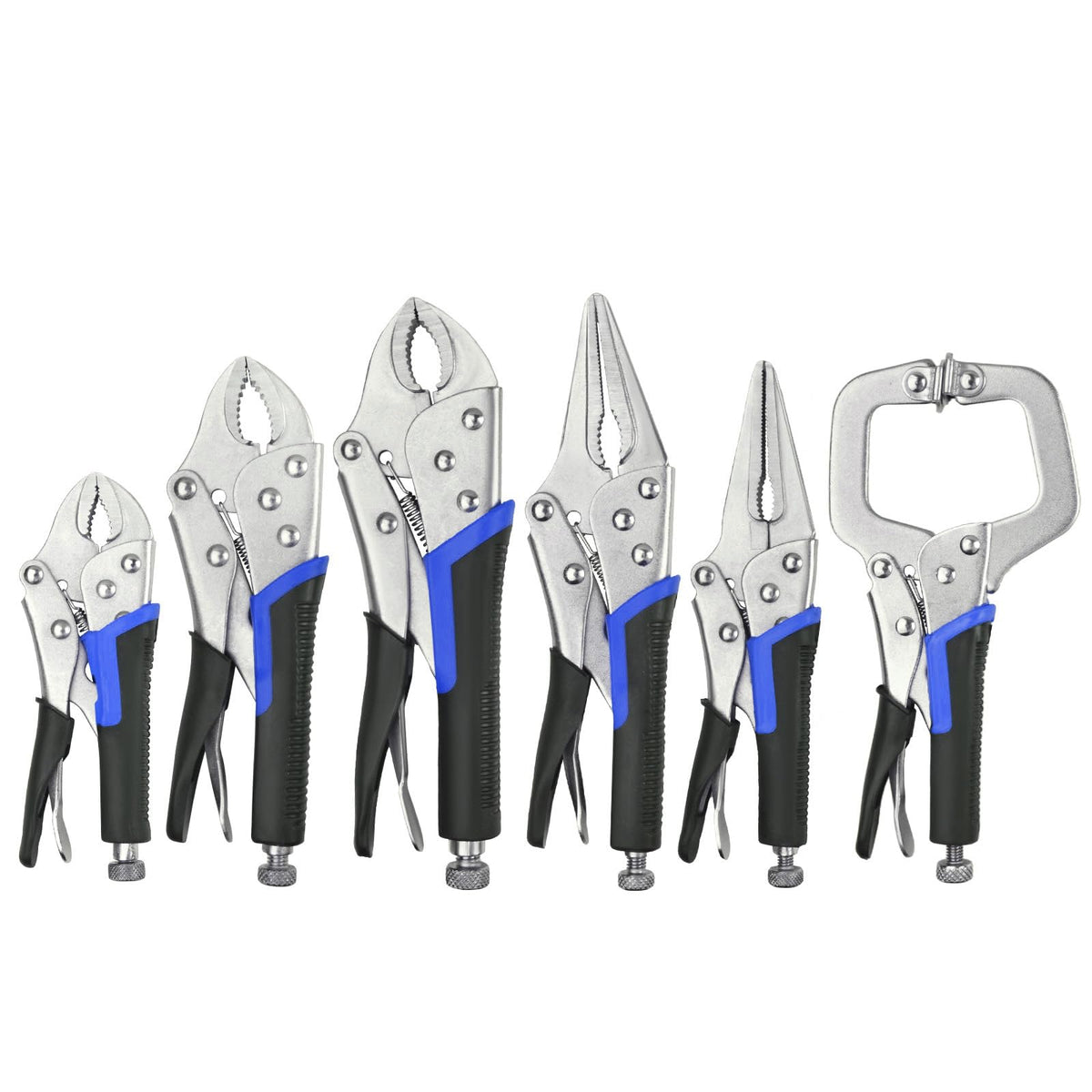 ACOSEA Vice Grips 5-inch curved jaw for precise clamping in woodworking.
