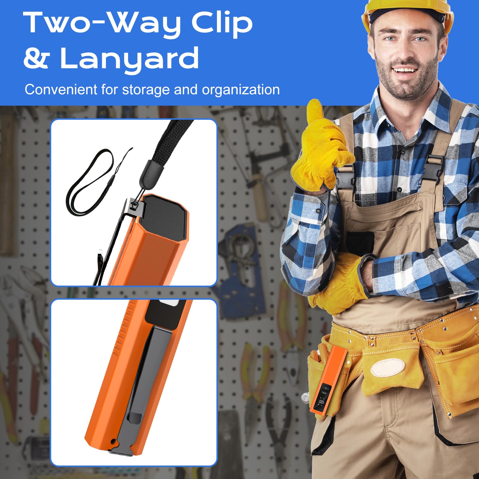 Acoszero EDC flashlight rugged aluminum body for durability.