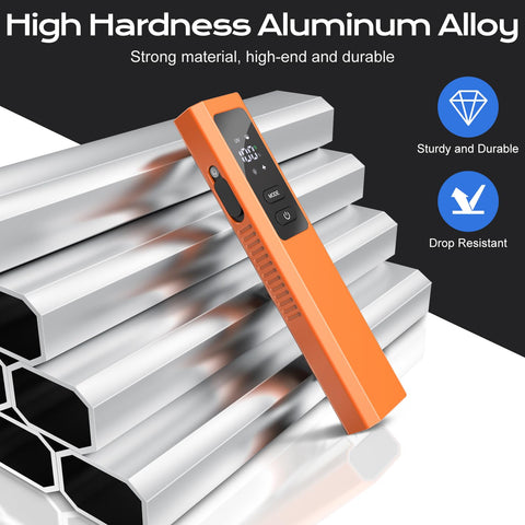 Acoszero EDC flashlight magnetic base enables hands-free use.