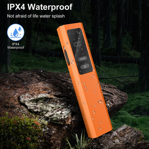 Acoszero EDC Flat Flashlight battery indicator shows real-time level