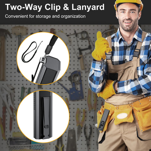 Acoszero EDC Flat Flashlight Type-C charging for quick top-ups.