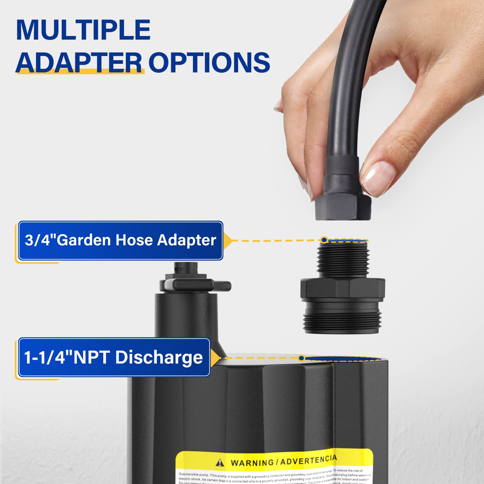 Acquaer detachable bottom screen view, filters debris during drainage.
