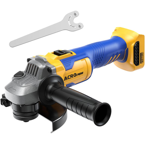 ACROPOW cordless angle grinder with a 4-1/2-inch disc for versatile grinding