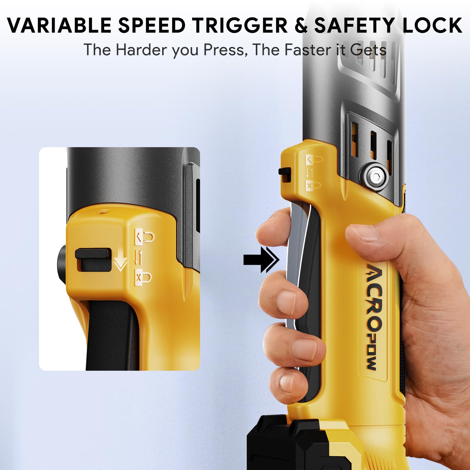 ACROPOW 3-inch extension bar helps reach tight spaces