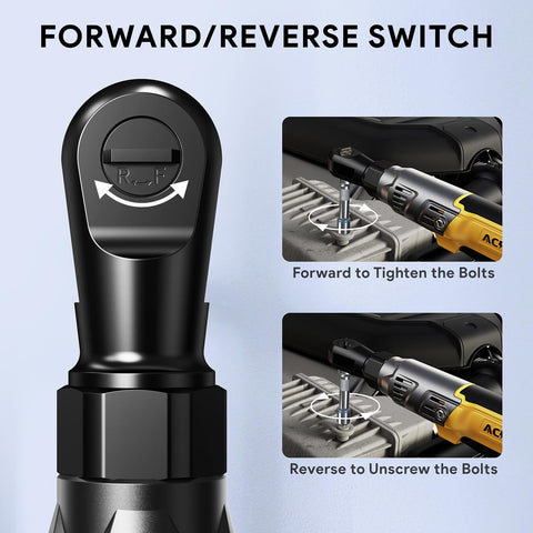 ACROPOW adjustable speed and forward-reverse for versatile tightening